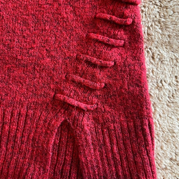 Ricki's Red Blend Tunic Sweater, Size L - Picture 3 of 11